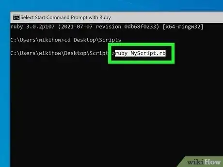 Gambar berjudul Run Ruby Code Step 8