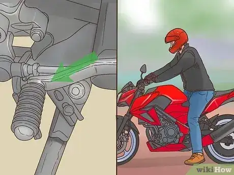Gambar berjudul Ride a Motorcycle Step 17