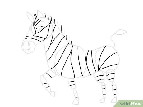 Imagem intitulada Draw a Zebra Step 9