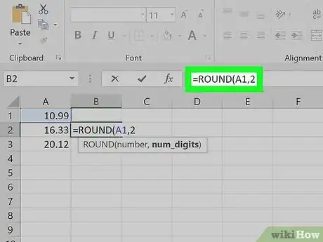 Imagem intitulada Round in Excel Step 10