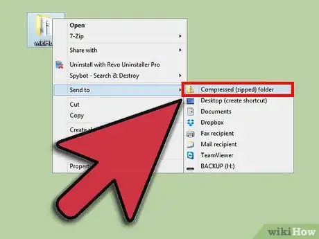 Imagem intitulada Make a Zip File Step 2