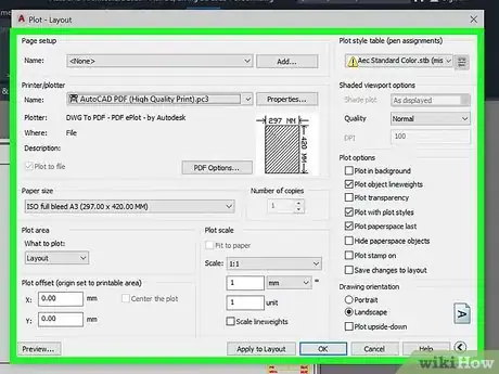 Imagem intitulada Convert an AutoCAD File to PDF Step 5