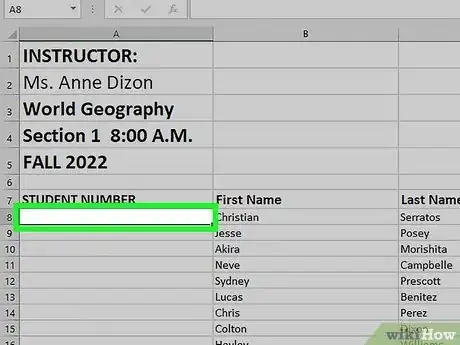 Imagem intitulada Add Autonumber in Excel Step 7