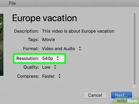 Imagem intitulada Reduce Video Size Step 24