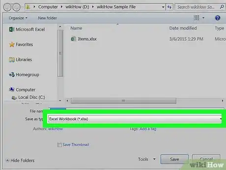 Imagem intitulada Convert Excel to CSV on PC or Mac Step 4