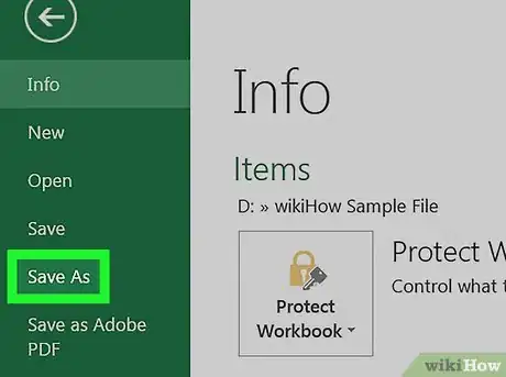 Imagem intitulada Convert Excel to CSV on PC or Mac Step 3