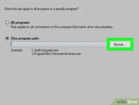 Imagem intitulada Block a Program with Windows Firewall Step 8