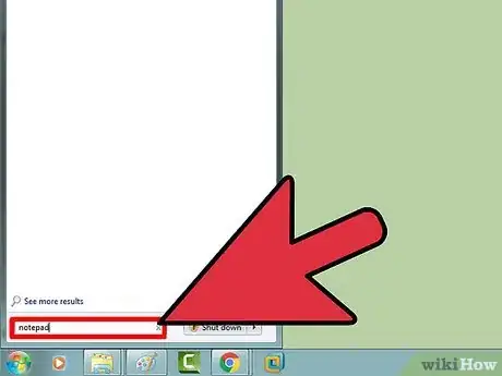 Imagem intitulada Open Notepad Step 2