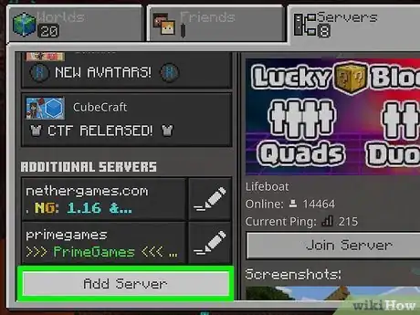 Imagem intitulada Play Minecraft Multiplayer Step 18