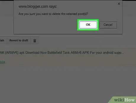 Imagem intitulada Delete a Blog on Blogger Step 13