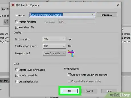 Imagem intitulada Convert an AutoCAD File to PDF Step 15