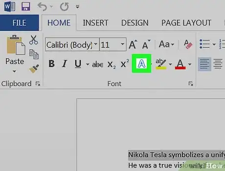 Imagem intitulada Make Outline Text in Word Step 3