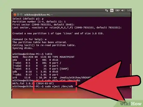 Imagem intitulada Format a USB Flash Drive in Ubuntu Step 19