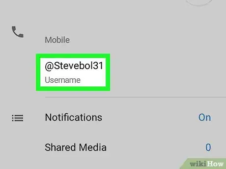 Imagem intitulada Know Chat ID on Telegram on Android Step 10