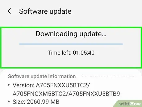Imagem intitulada Update Android