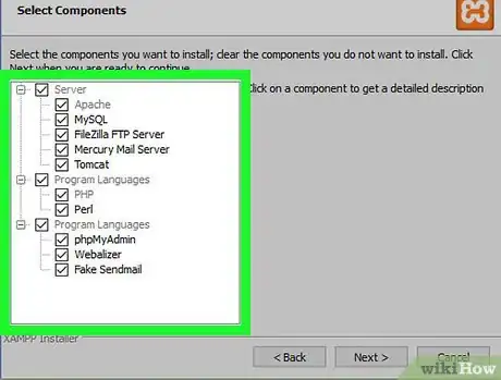 Imagem intitulada Install XAMPP for Windows Step 6