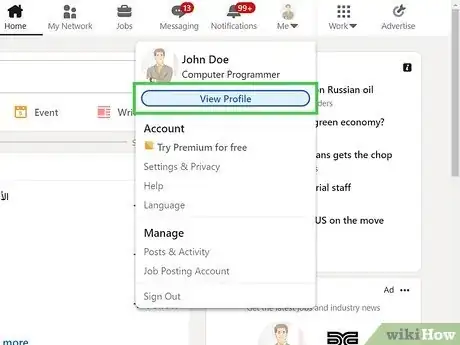 Imagem intitulada Add Promotion on LinkedIn Step 2