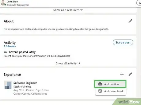 Imagem intitulada Add Promotion on LinkedIn Step 4