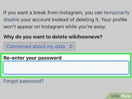 Imagem intitulada Delete an Instagram Account Without Logging in Step 5