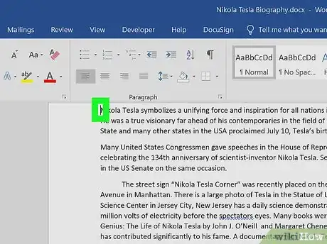 Imagem intitulada Insert a Dotted Line in Word Step 2