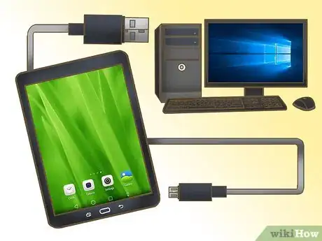 Imagem intitulada Connect a Tablet to a Computer Step 1