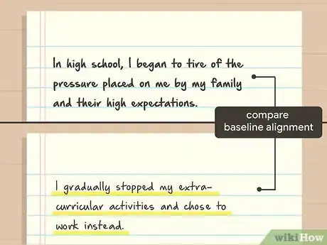 Imagem intitulada Analyze Handwriting (Graphology) Step 12