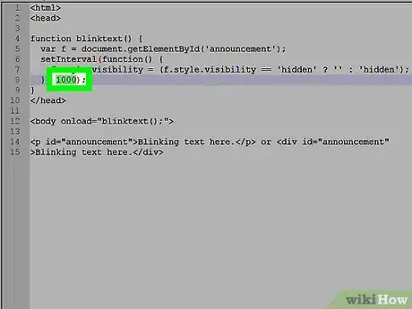 Imagem intitulada Make Text Blink in HTML Step 10