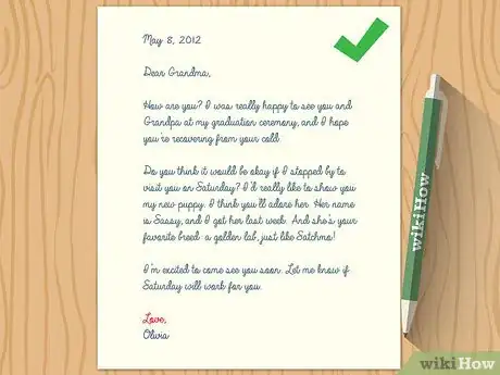 Imagem intitulada Write an Informal Letter Step 7