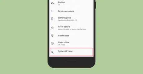 Imagem intitulada Access System UI Tuner in Android Oreo.png