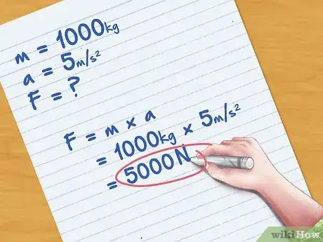 Imagem intitulada Calculate Force Step 4