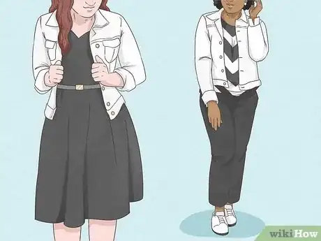Imagem intitulada Style a White Jean Jacket Step 7