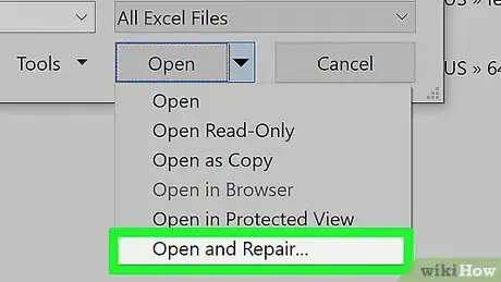 Imagem intitulada Recover a Corrupt Excel File Step 7