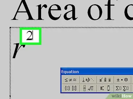 Imagem intitulada Add Exponents to Microsoft Word Step 17