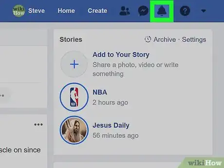 Imagem intitulada Clear Facebook Notifications Step 10