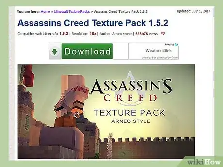 Imagem intitulada Install Minecraft Resource Packs Step 6