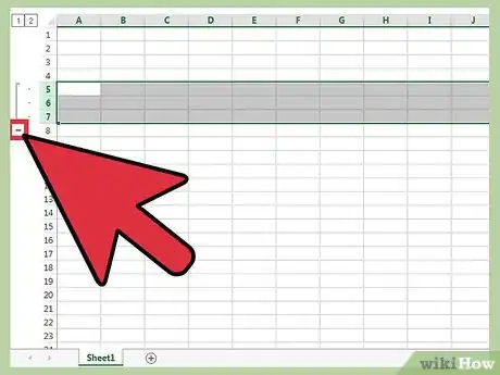 Imagem intitulada Hide Rows in Excel Step 5