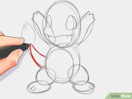 Imagem intitulada Draw Charmander Step 10