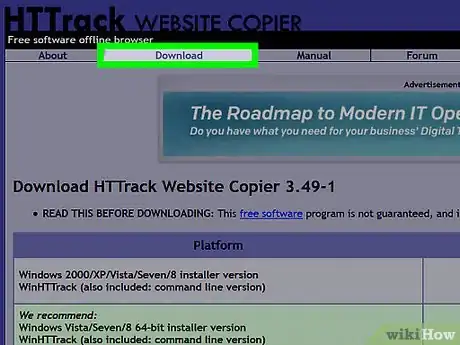 Imagem intitulada Download a Website Step 3