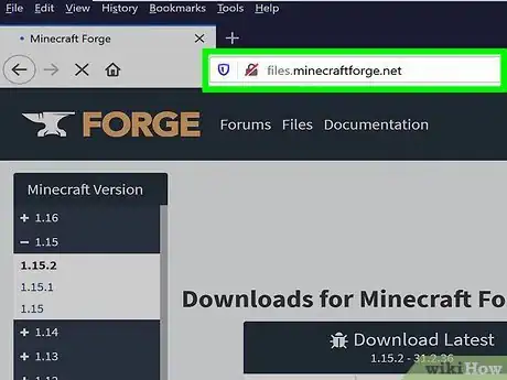 Imagem intitulada Install Minecraft Forge Step 2