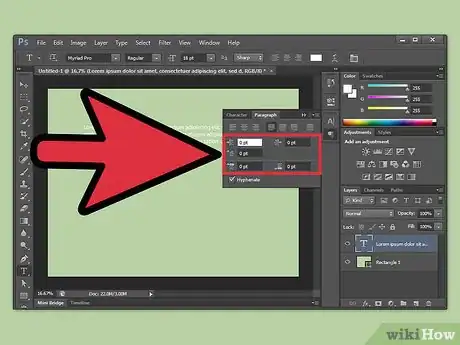 Imagem intitulada Justify Text in Photoshop Step 2