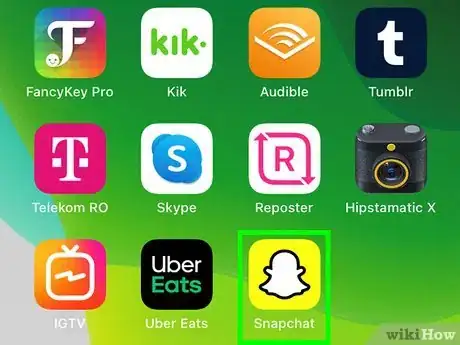 Imagem intitulada Send Audio Files on Snapchat Step 1