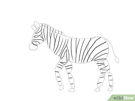 Imagem intitulada Draw a Zebra Step 21