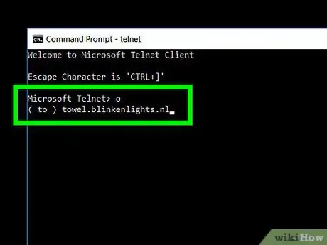 Imagem intitulada Watch Star Wars on Command Prompt Step 6