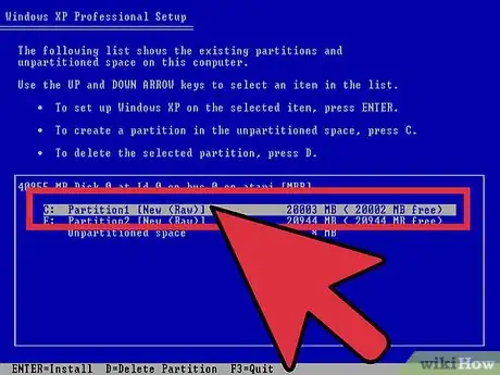 Imagem intitulada Install Windows XP Step 9