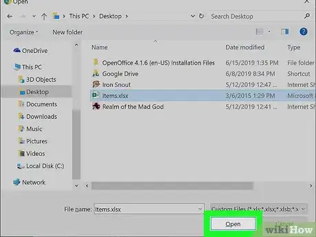 Imagem intitulada Open Excel Files Step 7