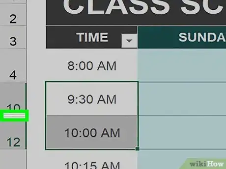 Imagem intitulada Unhide Rows in Excel Step 12