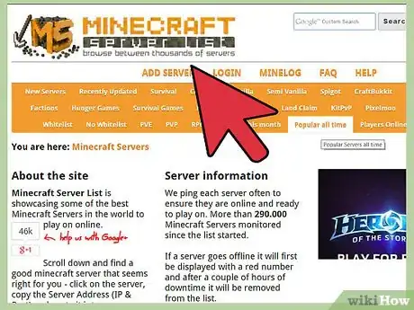 Imagem intitulada Join a Minecraft Server Step 1