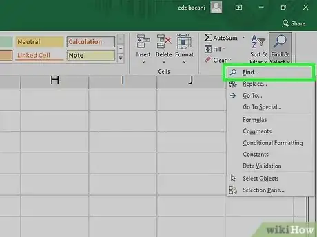 Imagem intitulada Remove Spaces Between Characters and Numbers in Excel Step 3