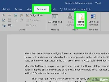 Imagem intitulada Insert Fillable Fields on Word on PC or Mac Step 7