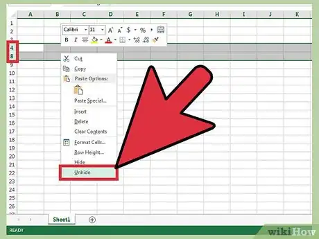 Imagem intitulada Hide Rows in Excel Step 3